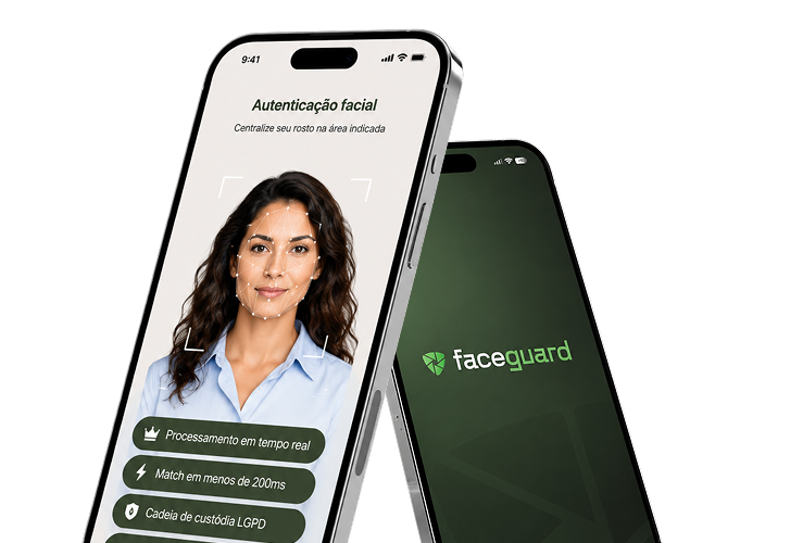 Aplicativo FaceGuard de reconhecimento facial
